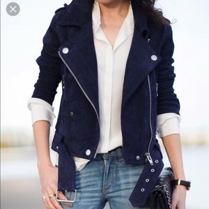 Blank NYC Suede Moto Jacket